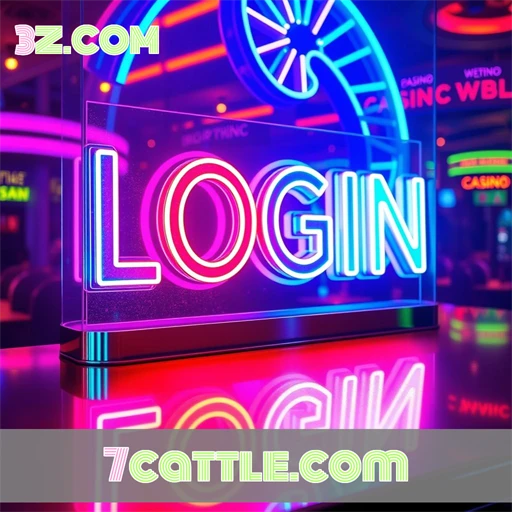 Login criativo e envolvente no 7cattle.com
